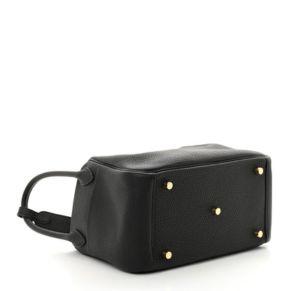 Hermes Taurillon Clemence Lindy 26 Black 4 of 12
