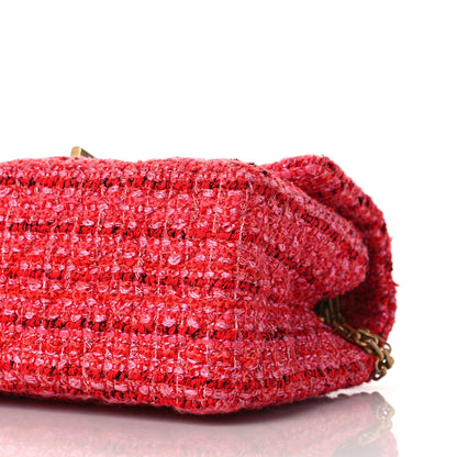 Chanel Tweed Quilted Mini 2.55 Reissue Flap Red Ecru Black 8 of 8