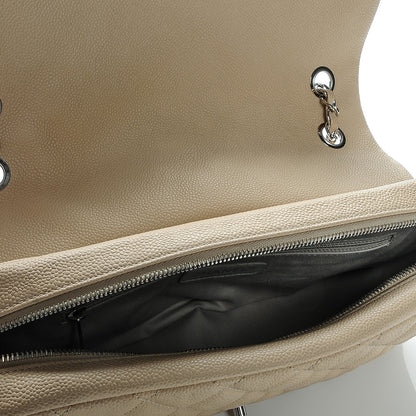 Chanel Caviar Quilted Jumbo Easy Flap Beige 5 of 9