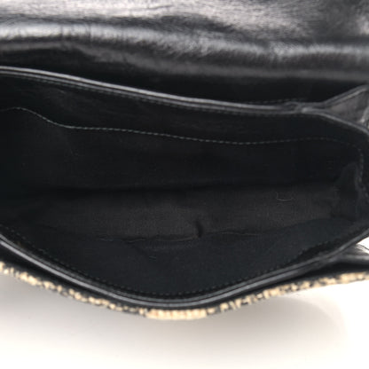 Saint Laurent Canvas Printed Medium ChYc Flap Black 5 of 13