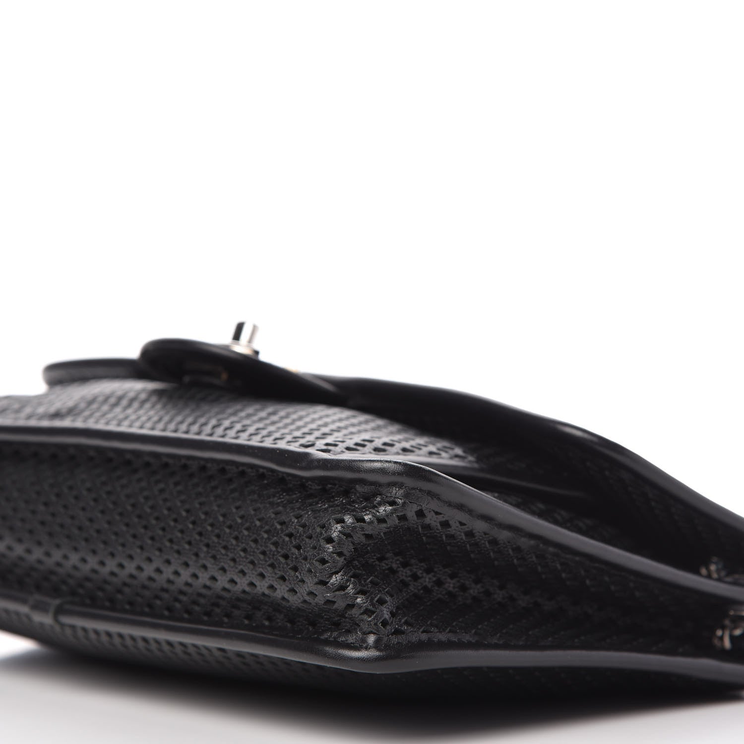 Chanel Perforated Calfskin Large Up In The Air Flap Black 7 of 10