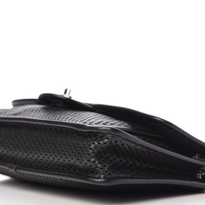 Chanel Perforated Calfskin Large Up In The Air Flap Black 7 of 10