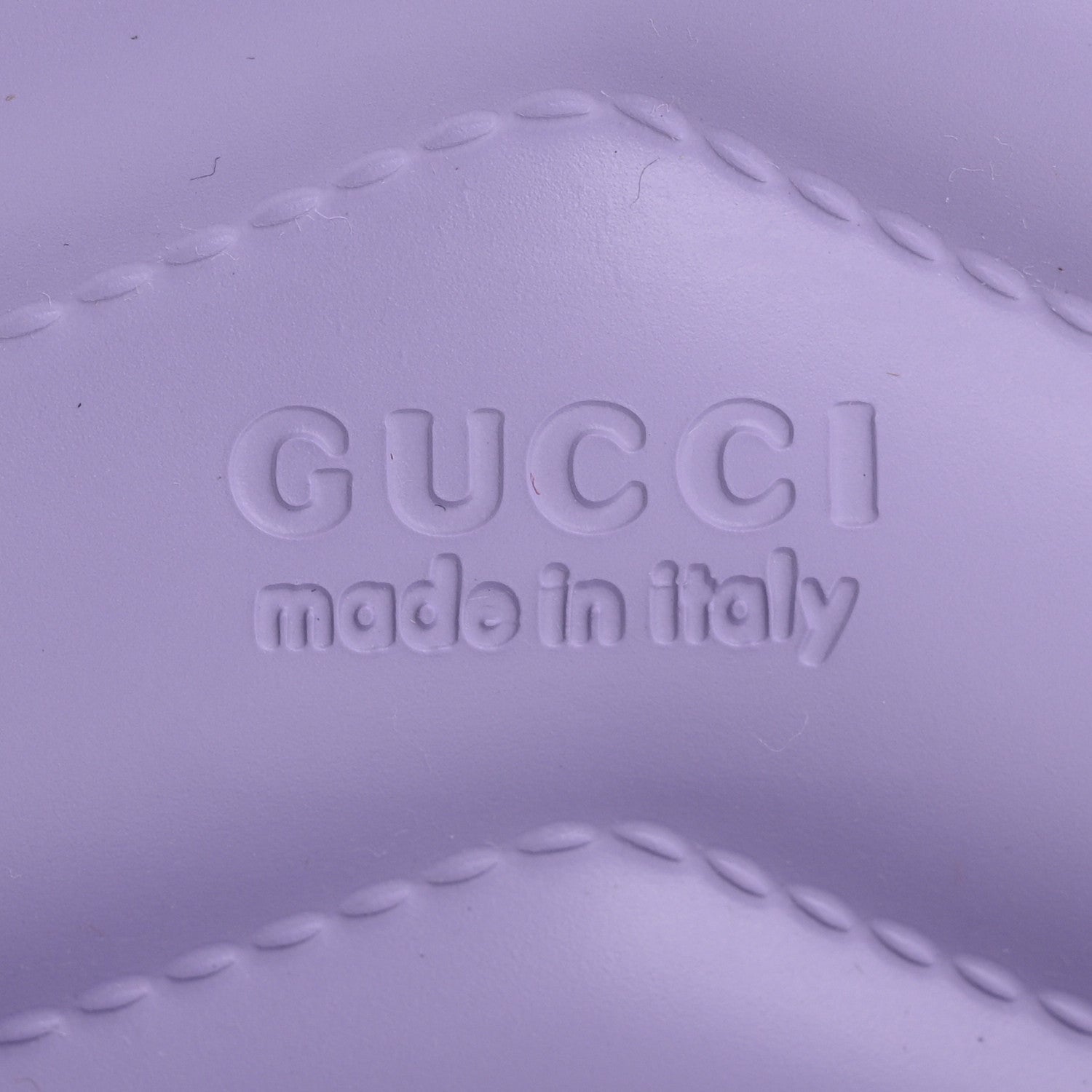 Gucci Rubber Chevron Logo Embossed Womens Thong Platform Sandals 38 Lapis 8 of 10