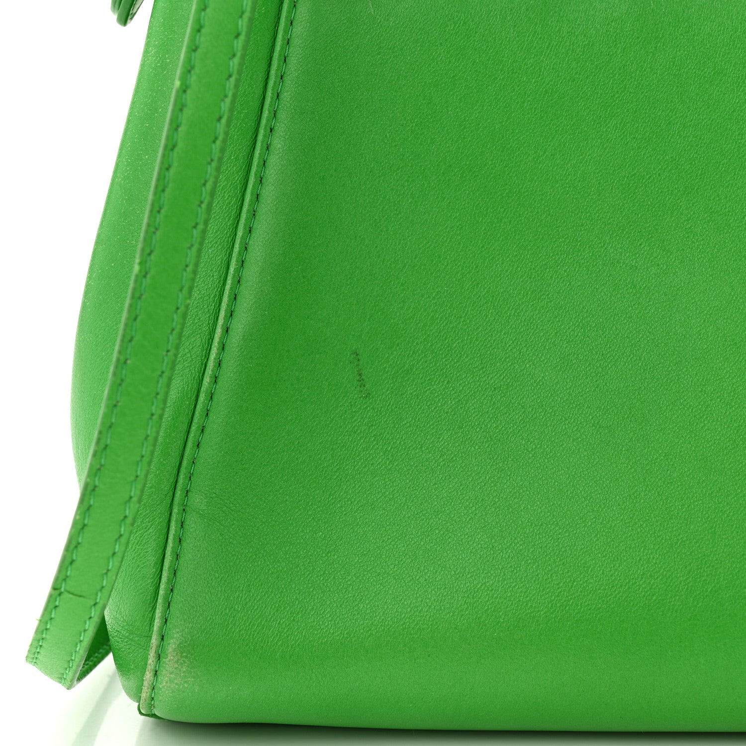 Fendi Nappa Mini Peekaboo Iconic Satchel Tomatillo 12 of 14