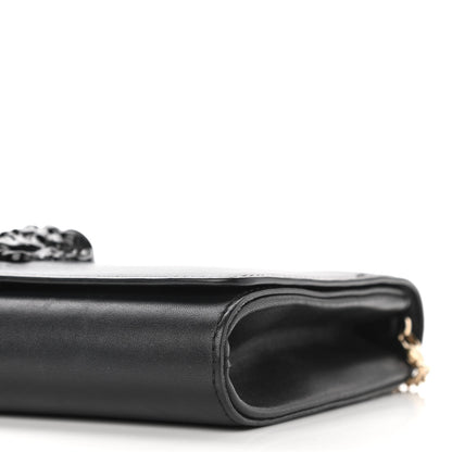 Versace Vitello Palazzo Medusa Evening Clutch Bag Black 9 of 9