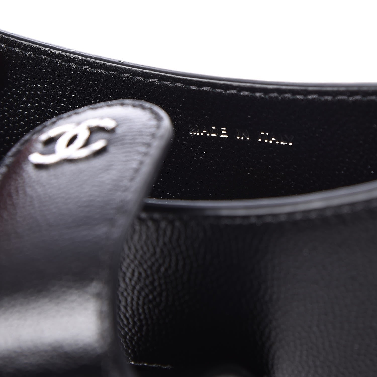 Chanel Caviar iPad Case Crossbody Black 8 of 10