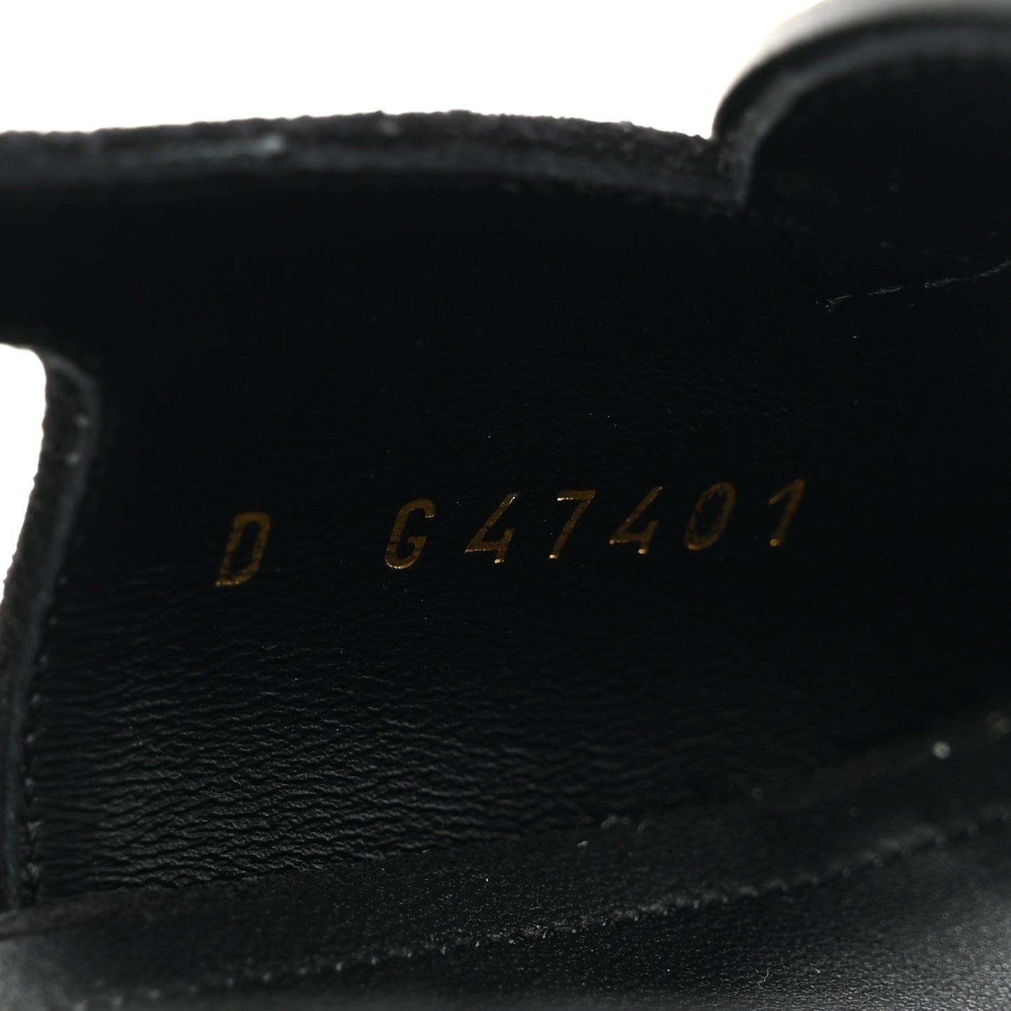 Suede Calfskin Platform CC Sandals 35 Black
