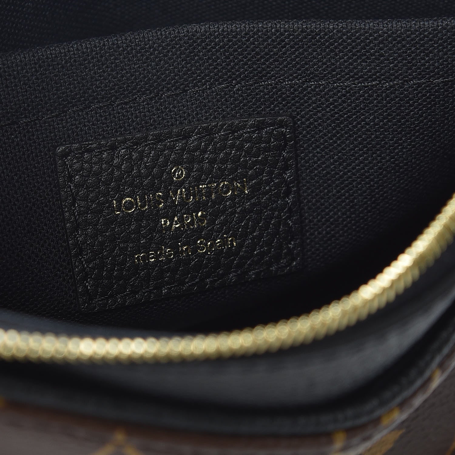 Louis Vuitton Monogram Pallas Clutch Black 6 of 10