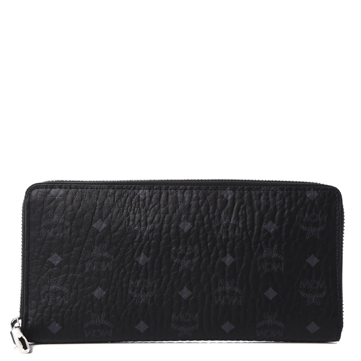 Visetos Large Zip Around Wallet Black