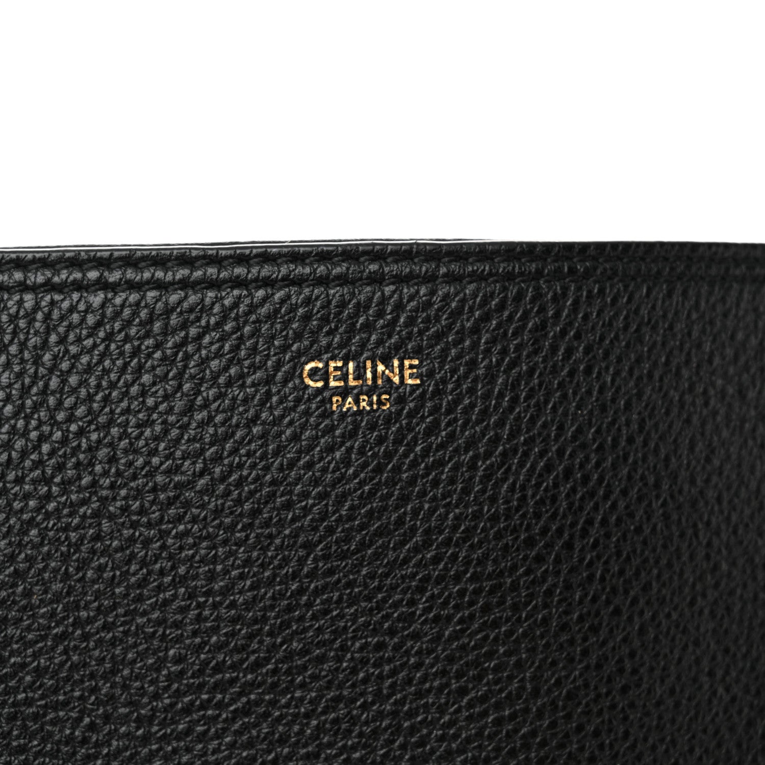 Celine Soft Grained Calfskin Medium Bucket Bag Black 6 of 15