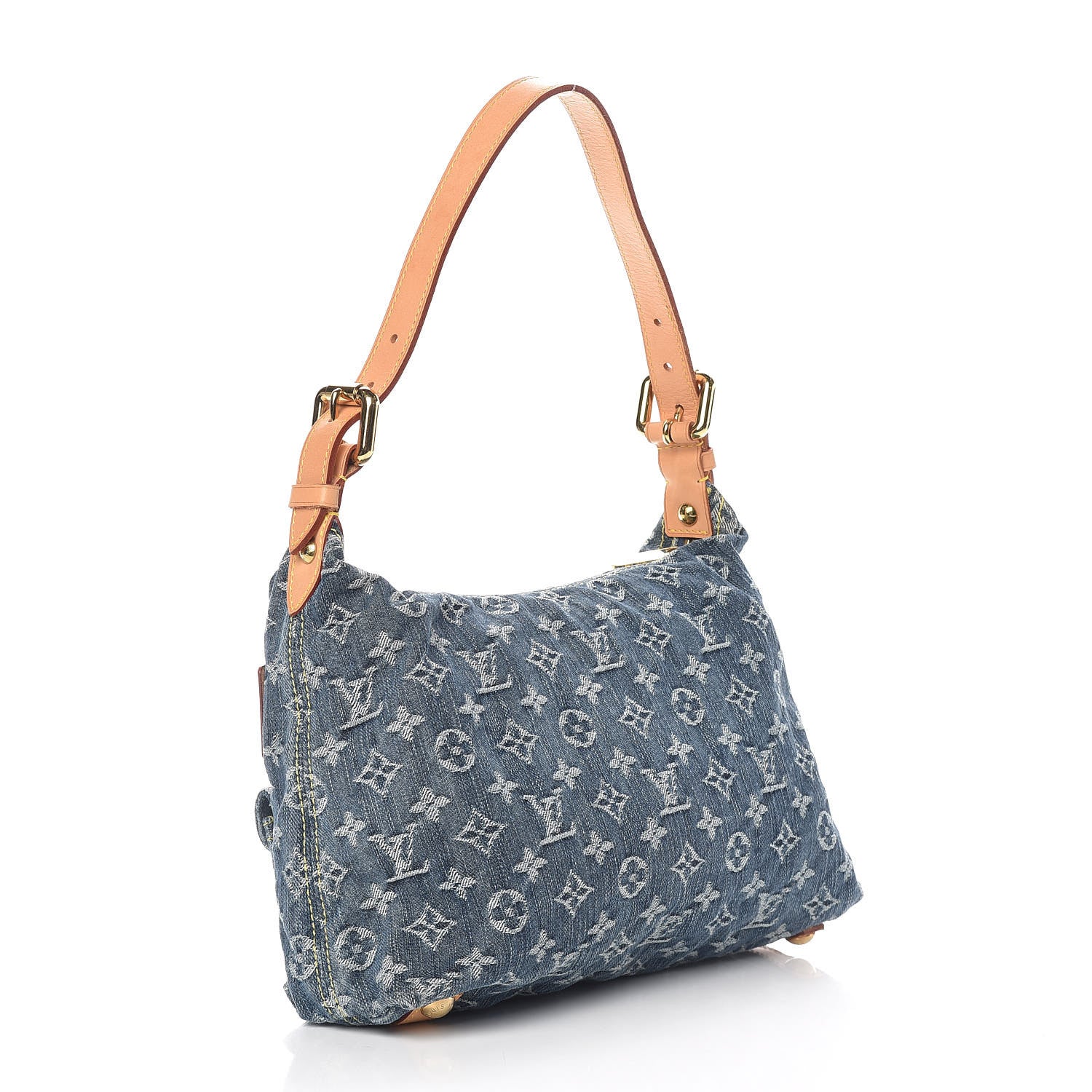 Louis Vuitton Monogram Denim Baggy PM Blue 3 of 9