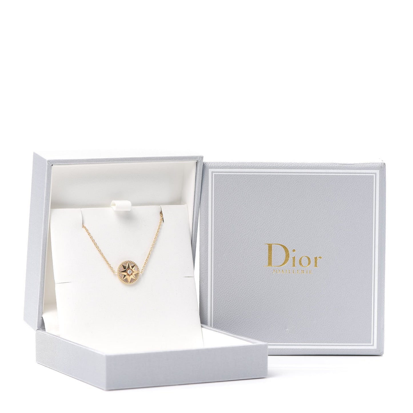 18K Yellow Gold Diamond Mother of Pearl Rose Des Vents Bracelet