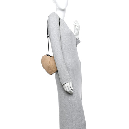 Alaia Raffia Le Coeur Bag Naturel 2 of 9