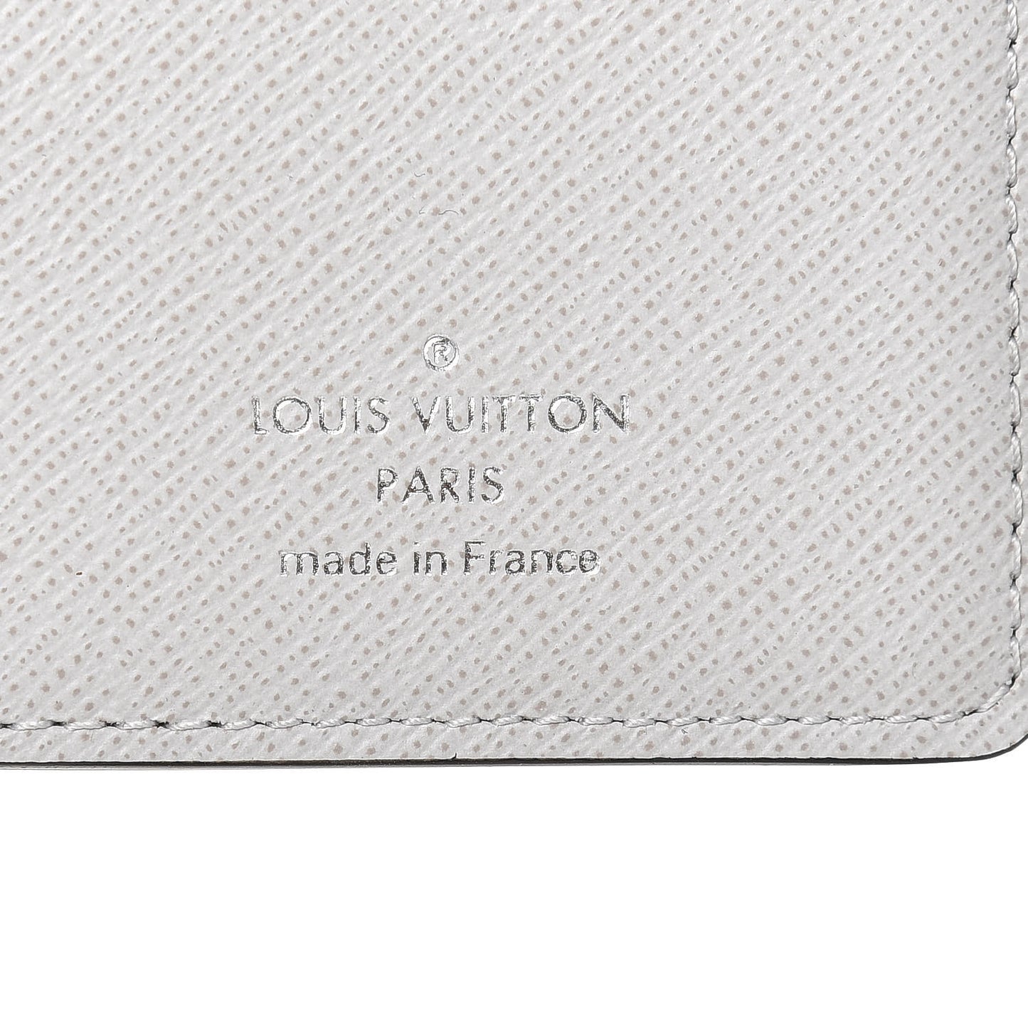 Monogram Pocket Organizer White