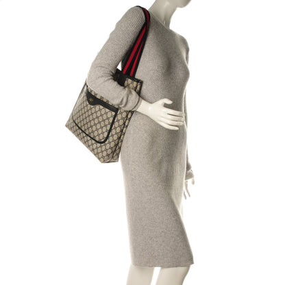 Gucci GG Plus Monogram Shoulder Bag Navy 2 of 11