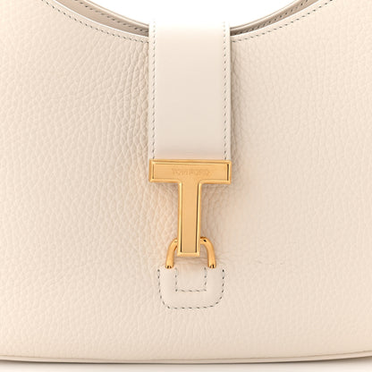 Tom Ford Pebbled Calfskin Monarch Hobo Bag Chalk 7 of 12