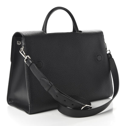Christian Dior Grained Calfskin Large Diorever Flap Black 4 of 10