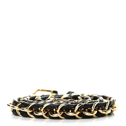 Louis Vuitton Calfskin Multi Pochette Chain Shoulder Strap Black Gold 2 of 4