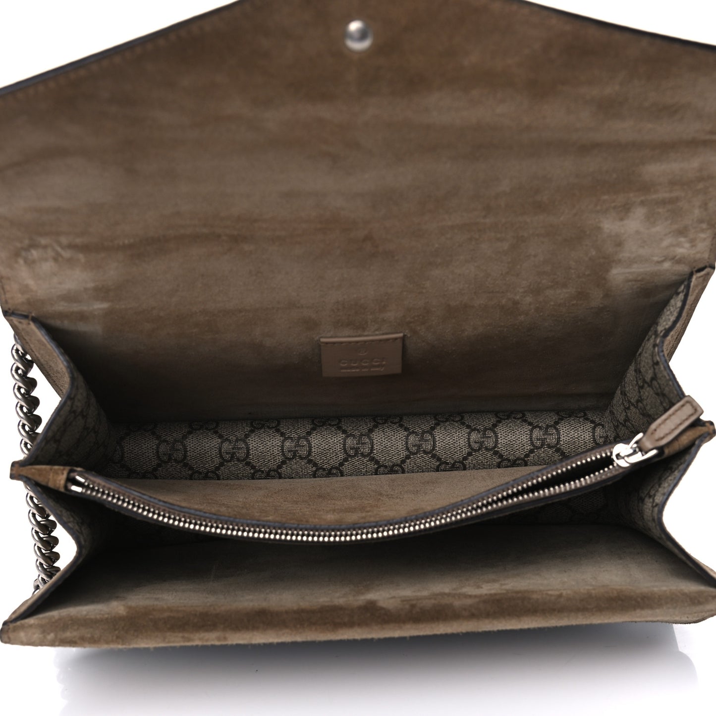 GG Supreme Monogram Small Dionysus Shoulder Bag Taupe