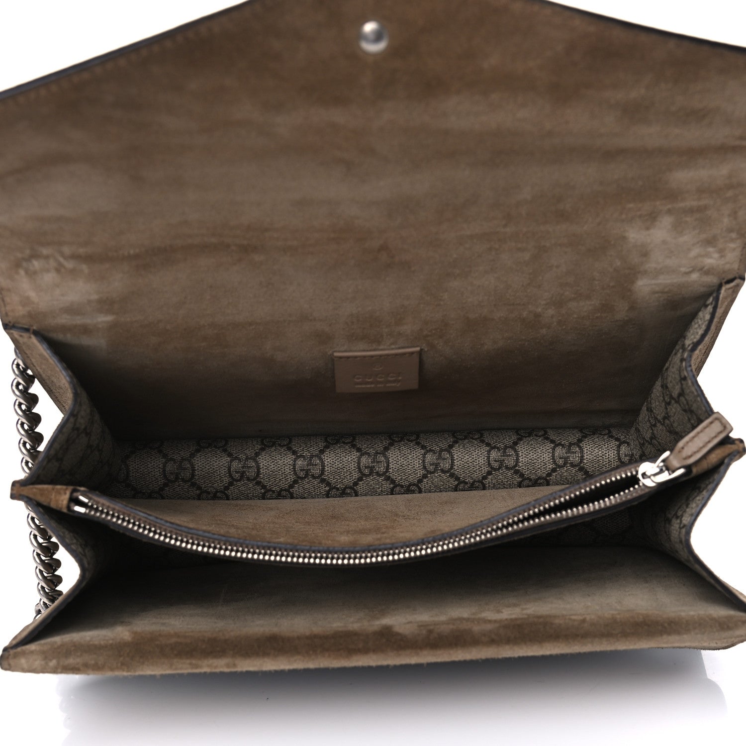 Gucci GG Supreme Monogram Small Dionysus Shoulder Bag Taupe 4 of 8