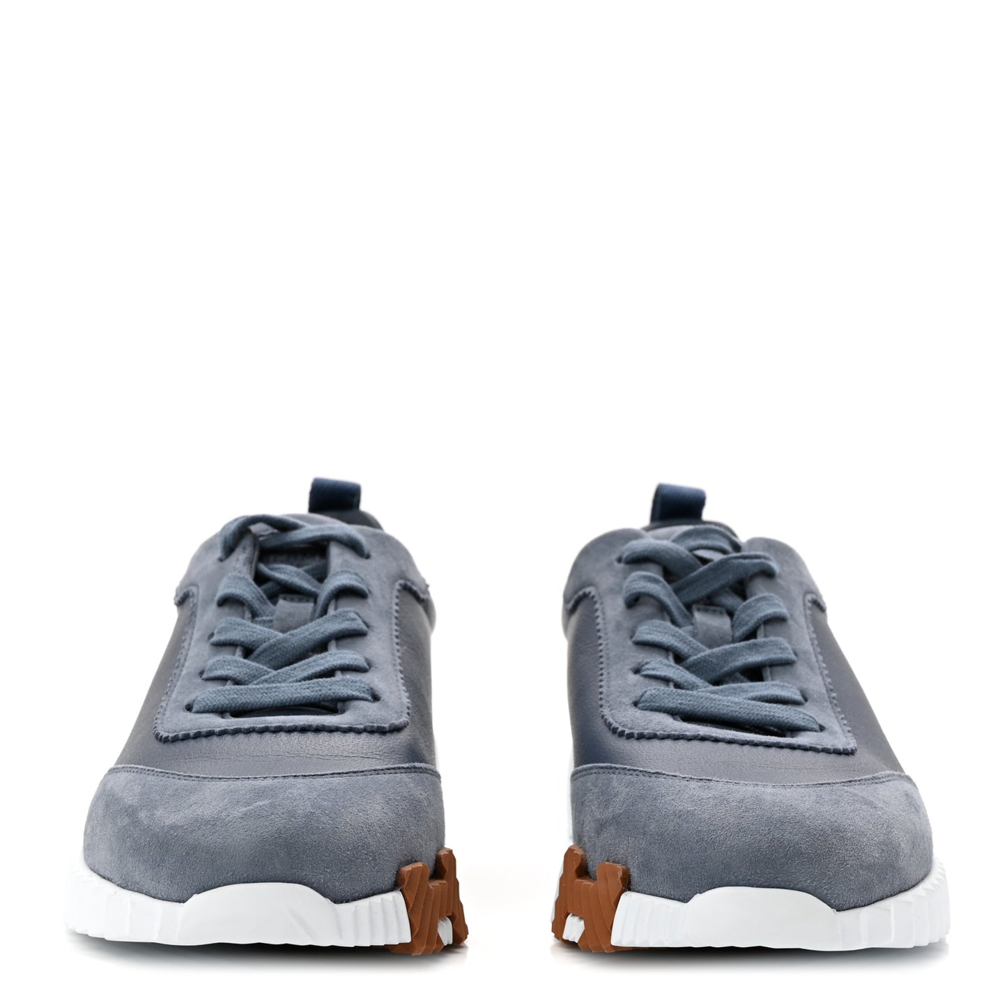Sport Goatskin Suede Goatskin Womens Bouncing Sneakers 39 Bleu Mer