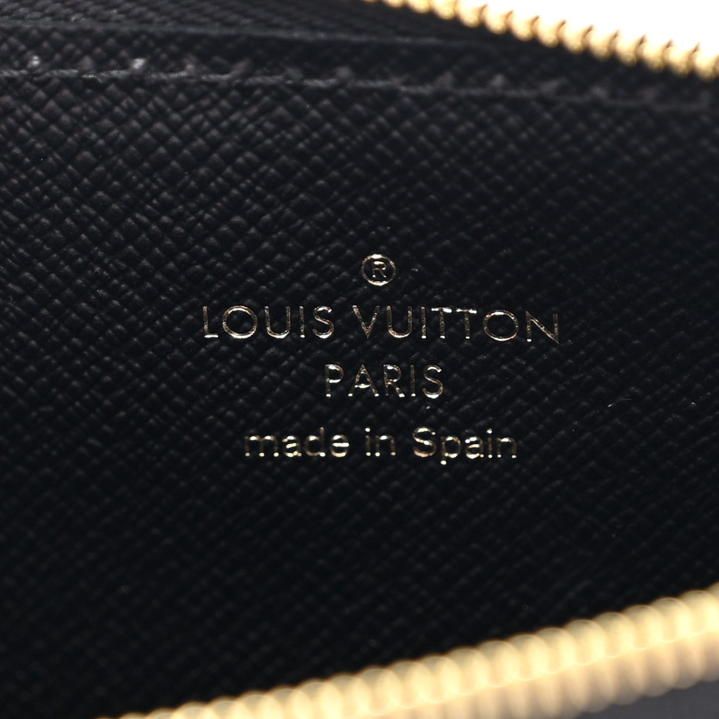 Monogram Slim Purse Black
