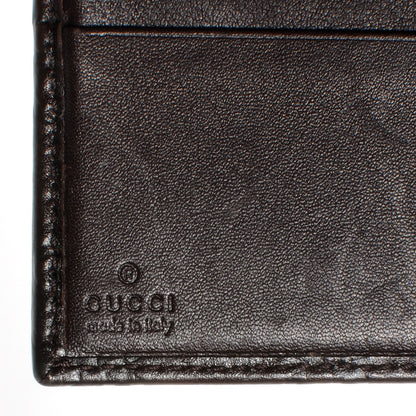 Gucci Guccissima Princy French Flap Wallet Chocolate Brown 7 of 9