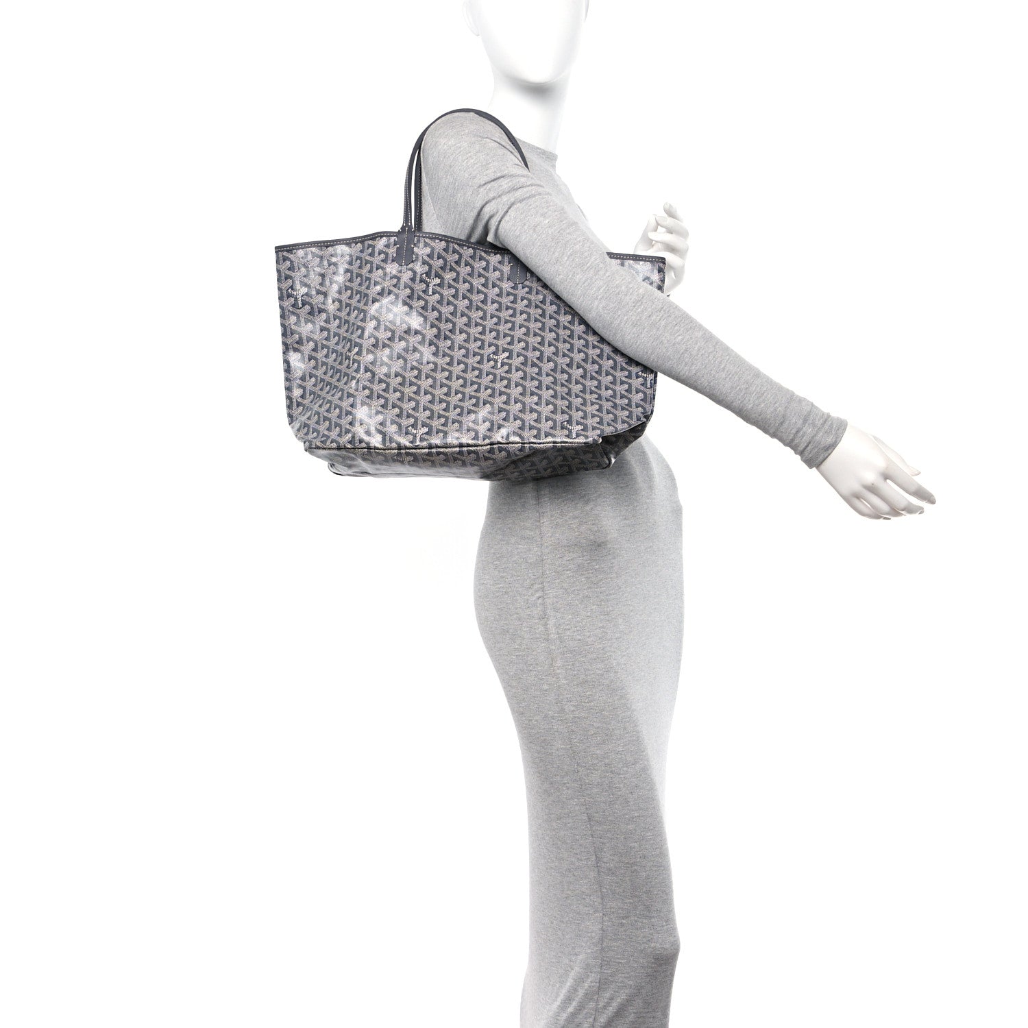 Goyard Goyardine Saint Louis PM Grey 2 of 11