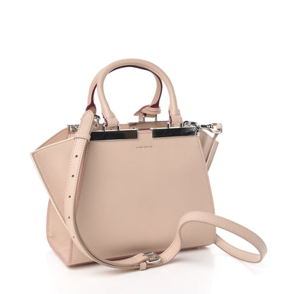 Fendi Vitello Dolce Mini 3Jours Tote Plaster 3 of 11