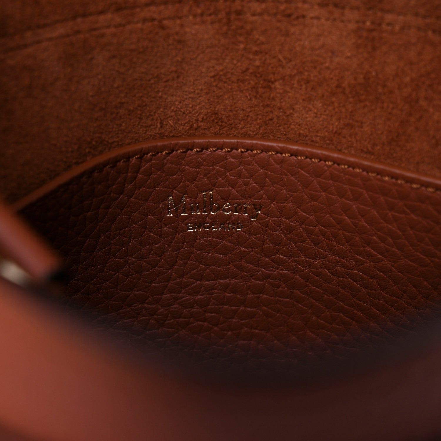 Mulberry Heavy Grain Mini Alexa Chestnut 6 of 9