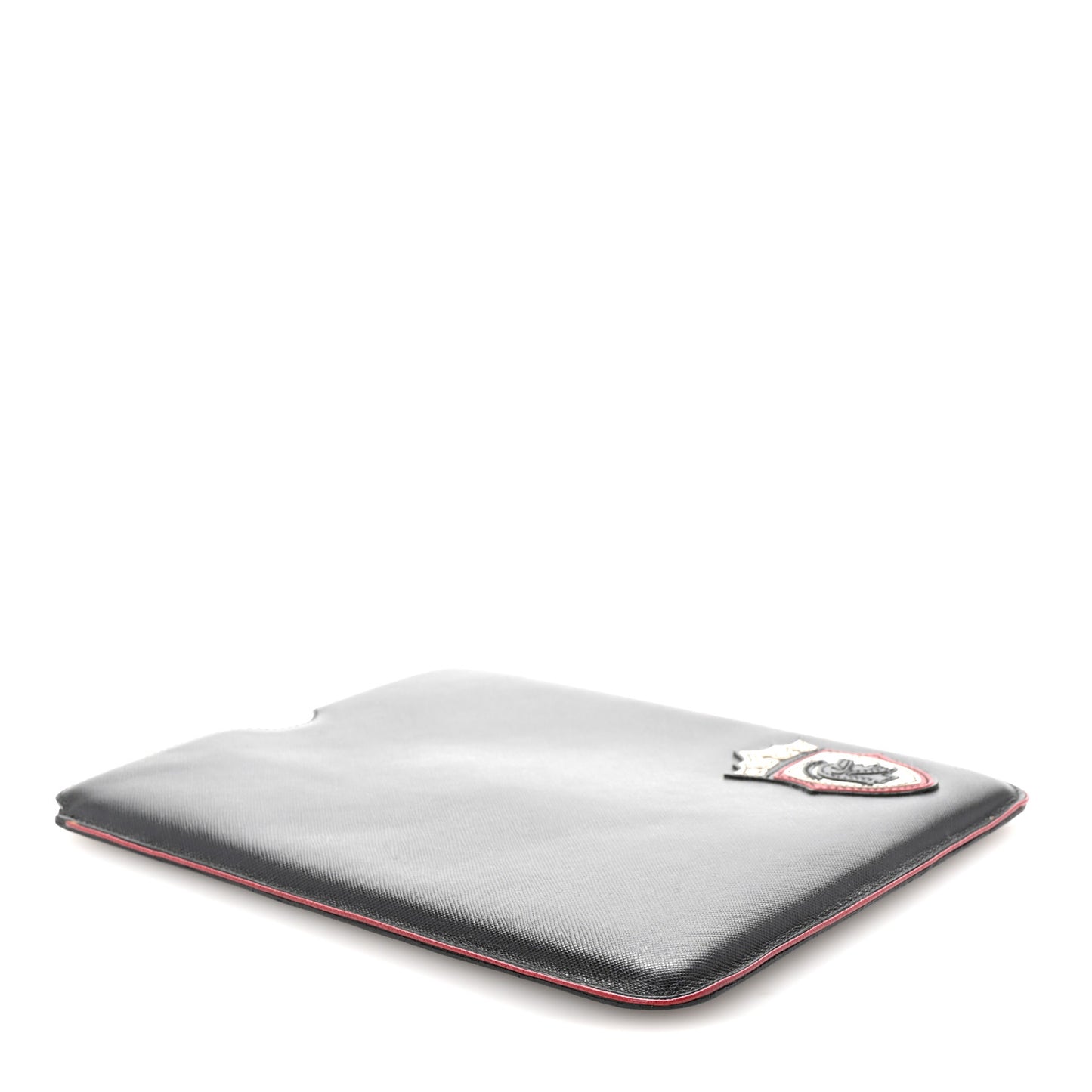 Saffiano Travel iPad Sleeve Case Black