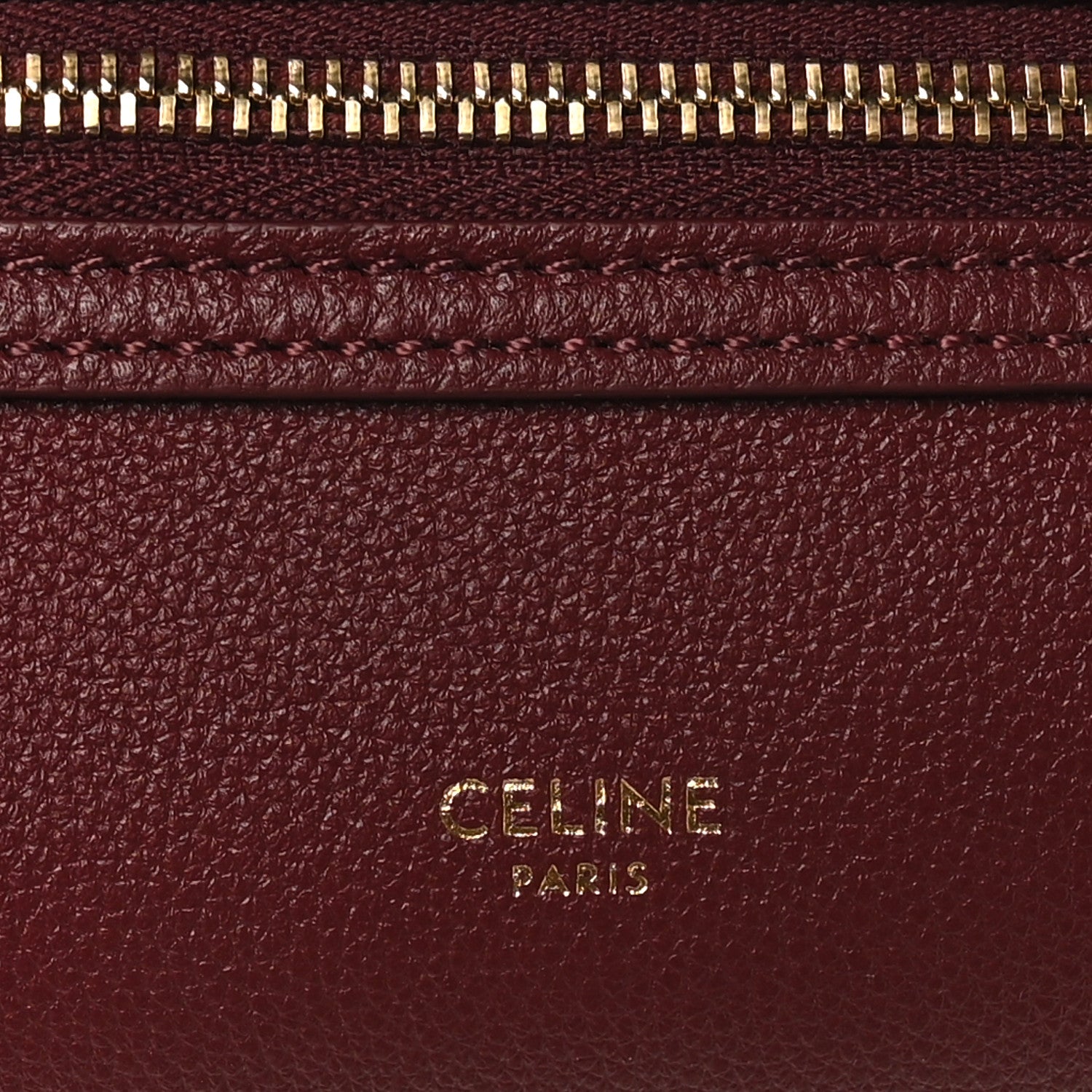Celine Grained Calfskin Little New Luggage Syrah 6 of 9