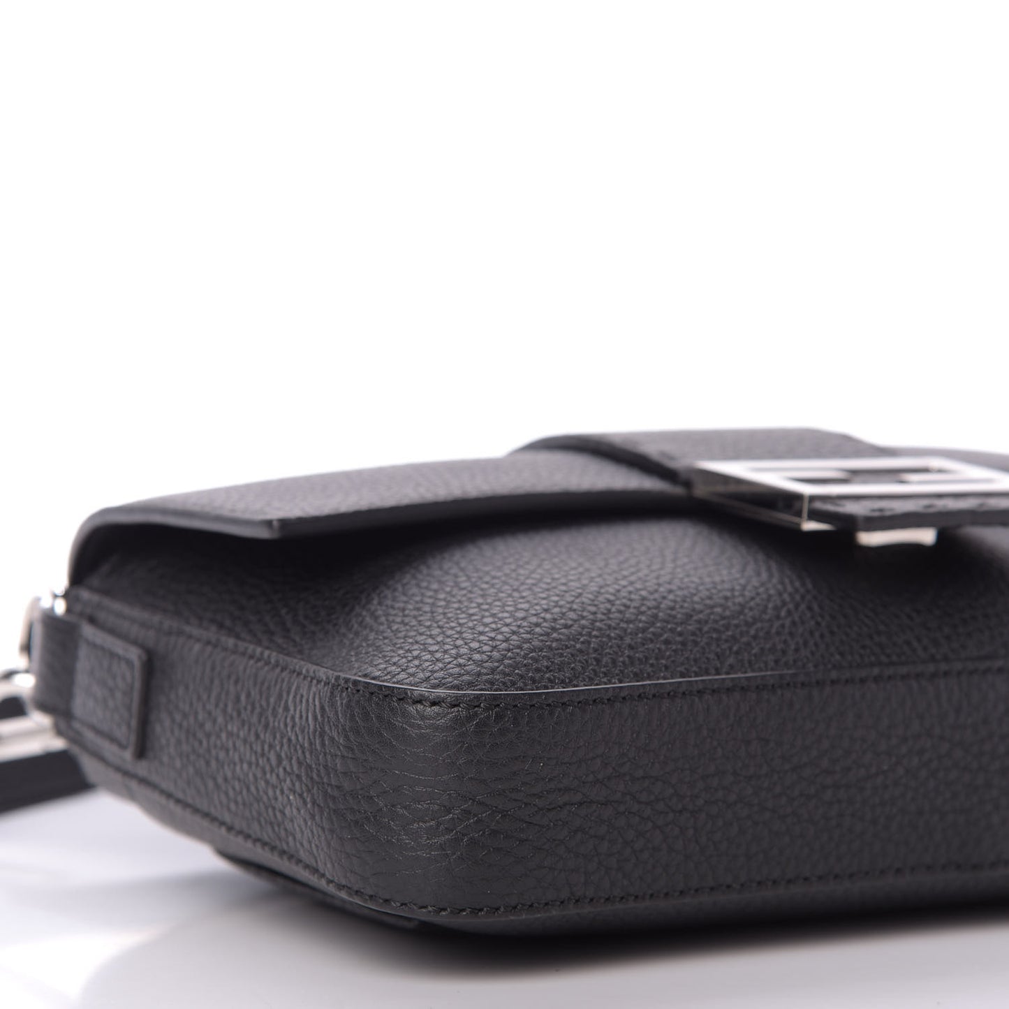 Cuoio Romano Selleria Belt Baguette Bag Black