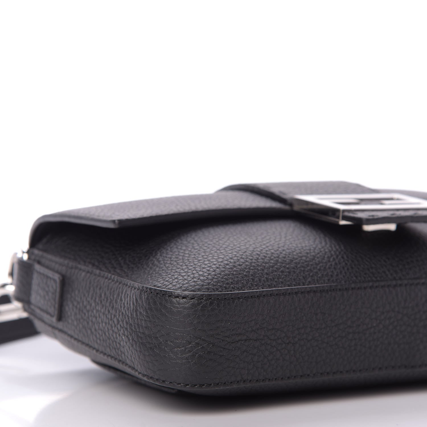 Fendi Cuoio Romano Selleria Belt Baguette Bag Black 6 of 10