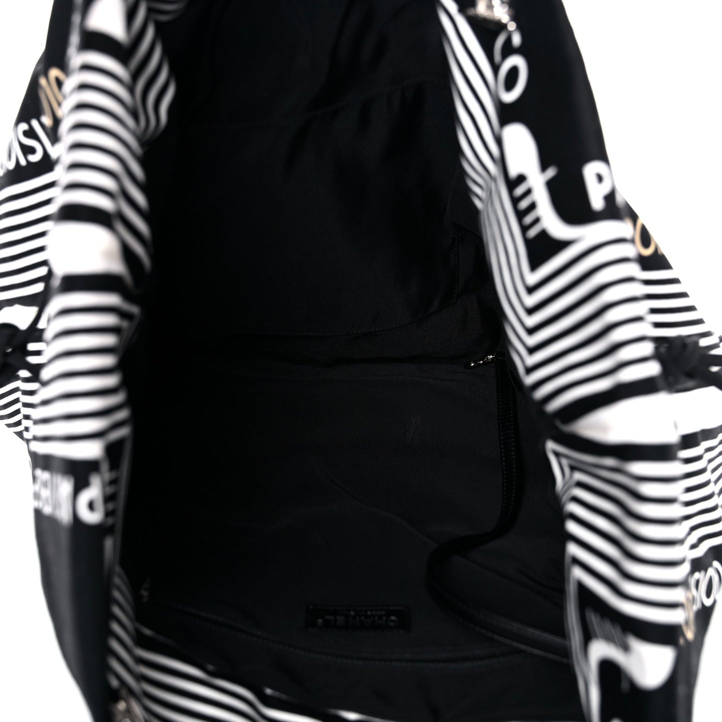 Canvas CC Paris Venice Bon Bon Tote Black White