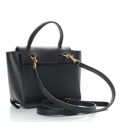 Celine Grained Calfskin Pico Belt Bag Black 3 of 12