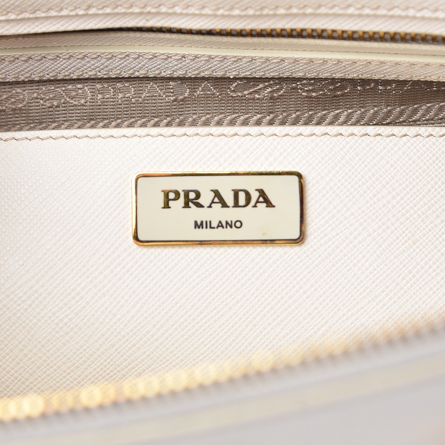 Prada Saffiano Medium Galleria Double Zip Tote Talco 6 of 10