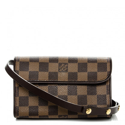 Louis Vuitton Damier Ebene Pochette Florentine S 1 of 7