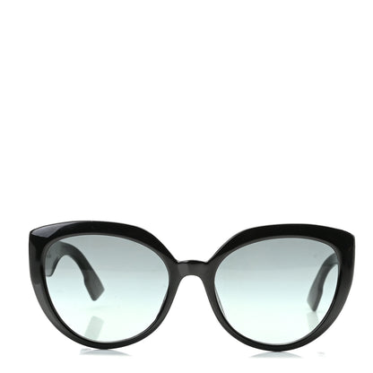Christian Dior Acetate DDiorF Cat Eye Sunglasses Black 2 of 8