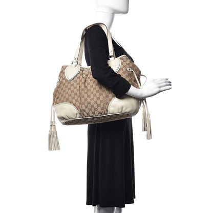 Gucci Monogram Large Tribeca Tote Off White 2 of 10
