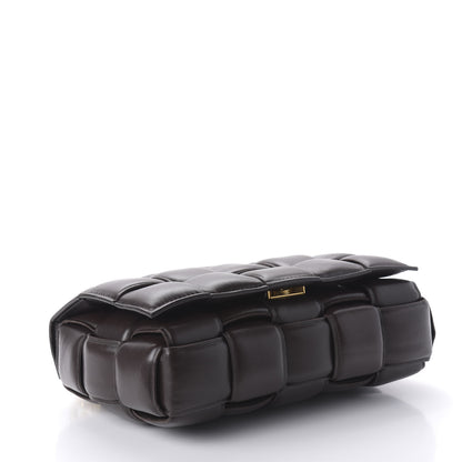 Bottega Veneta Lambskin Maxi Intreccio Padded Chain Cassette Crossbody Bag Black 4 of 9