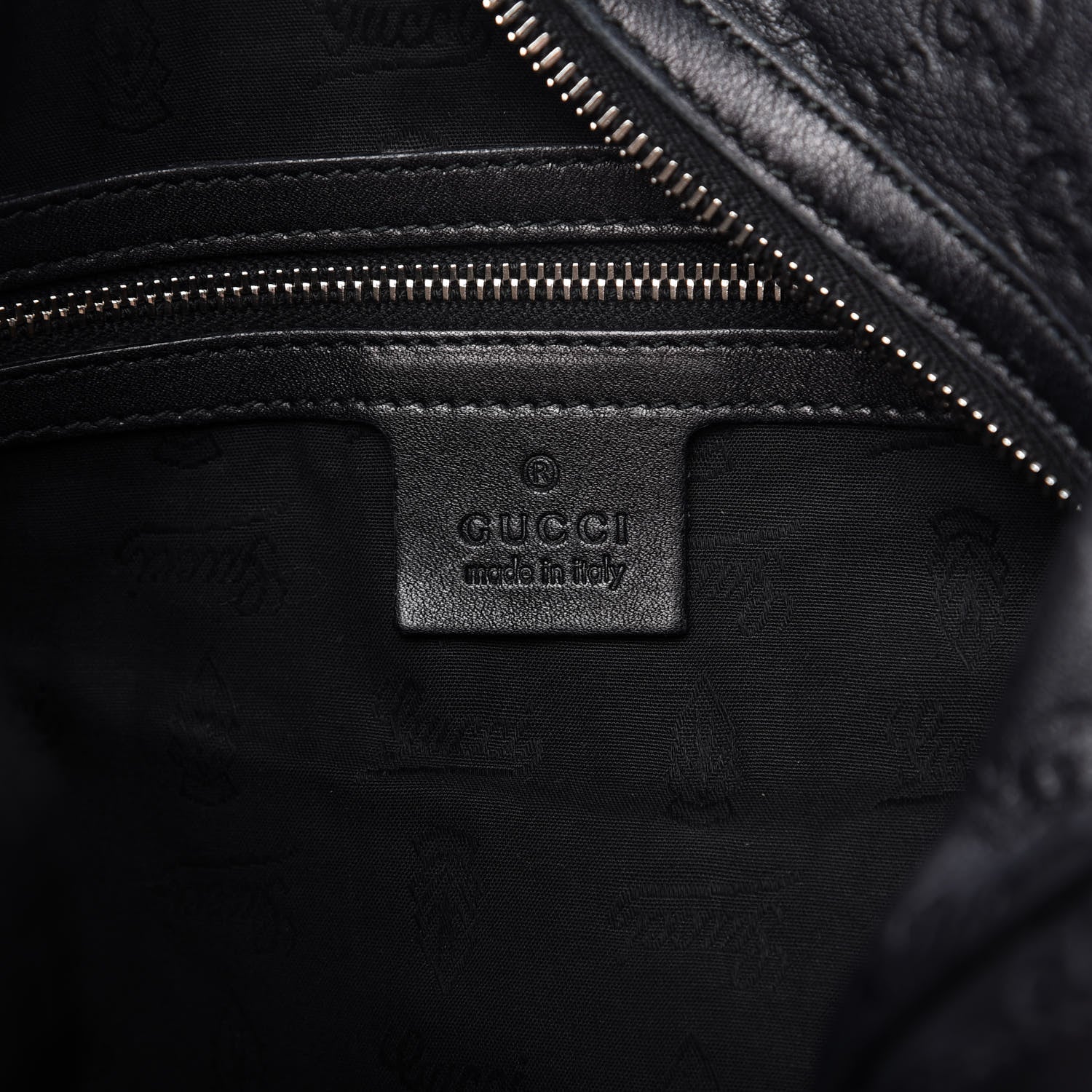 Gucci Guccissima Large GG Twins Hobo Black 8 of 9