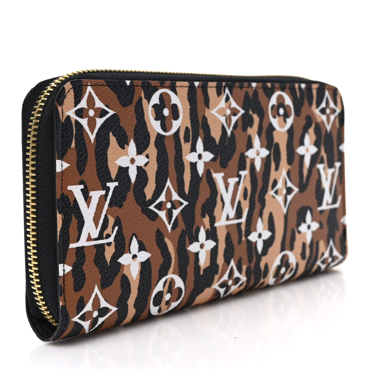 Monogram Giant Jungle Zippy Wallet Black