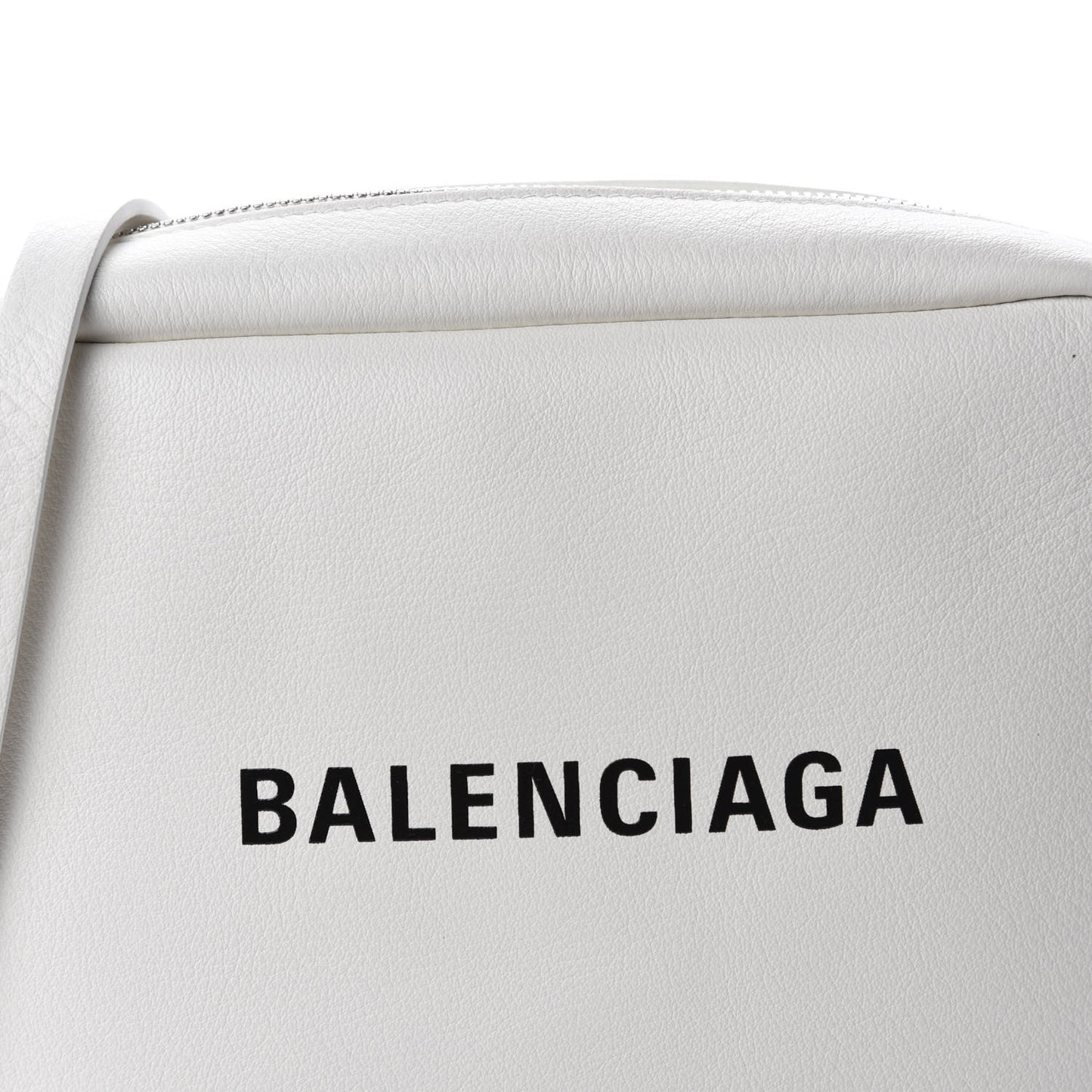 Calfskin Logo S Everyday Camera Bag White