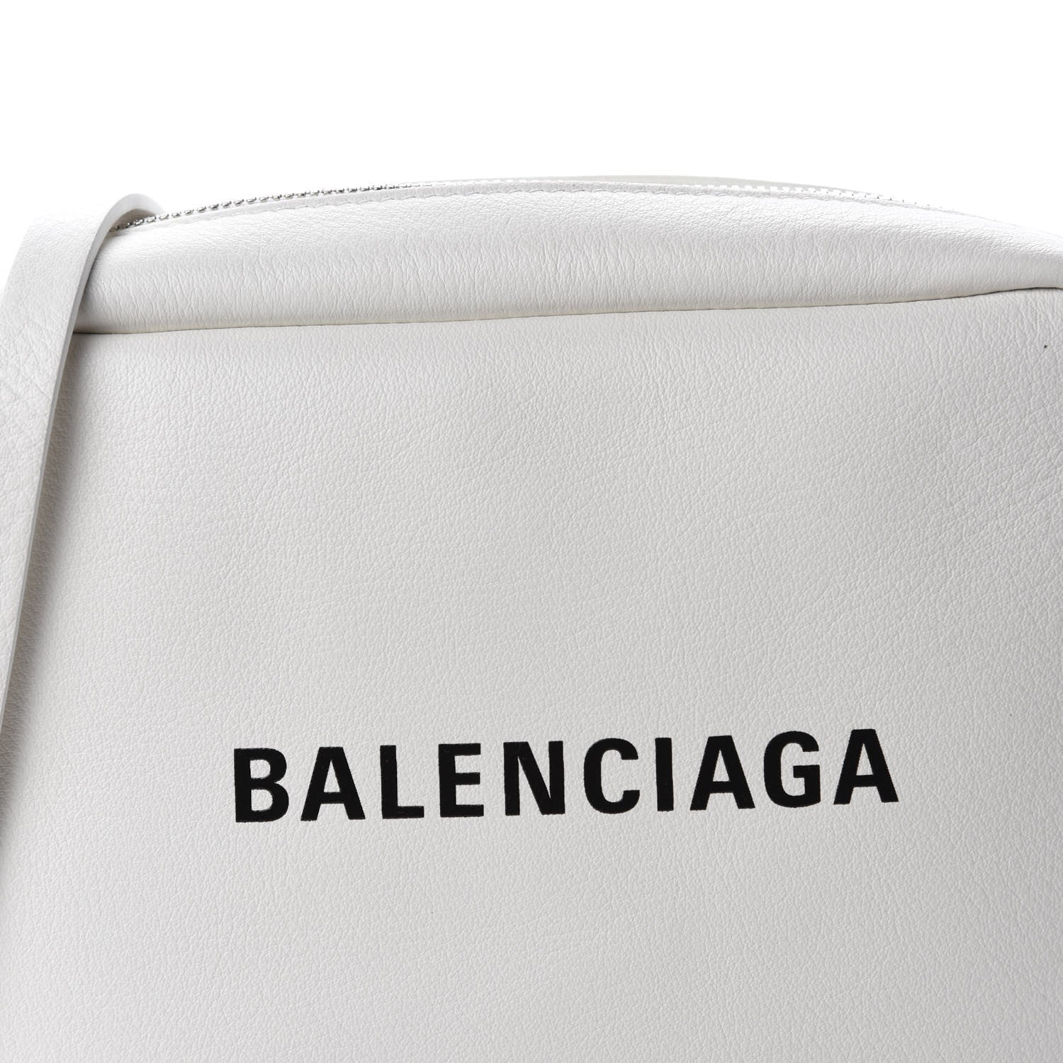 Balenciaga Calfskin Logo S Everyday Camera Bag White 10 of 10