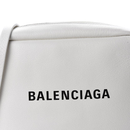 Balenciaga Calfskin Logo S Everyday Camera Bag White 10 of 10