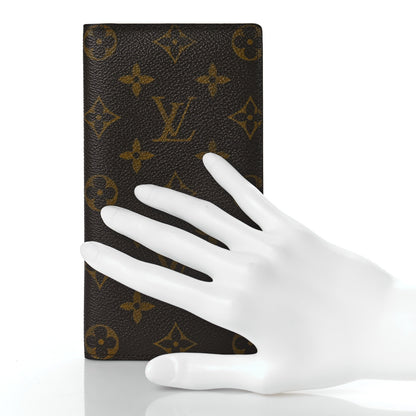 Louis Vuitton Monogram Porte Valeurs Checkbook Wallet 2 of 8