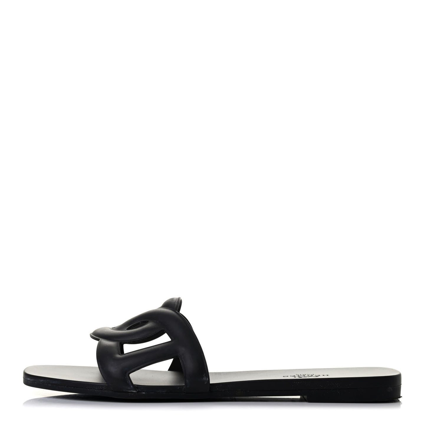 Rubber Aloha Sandals 38 Black