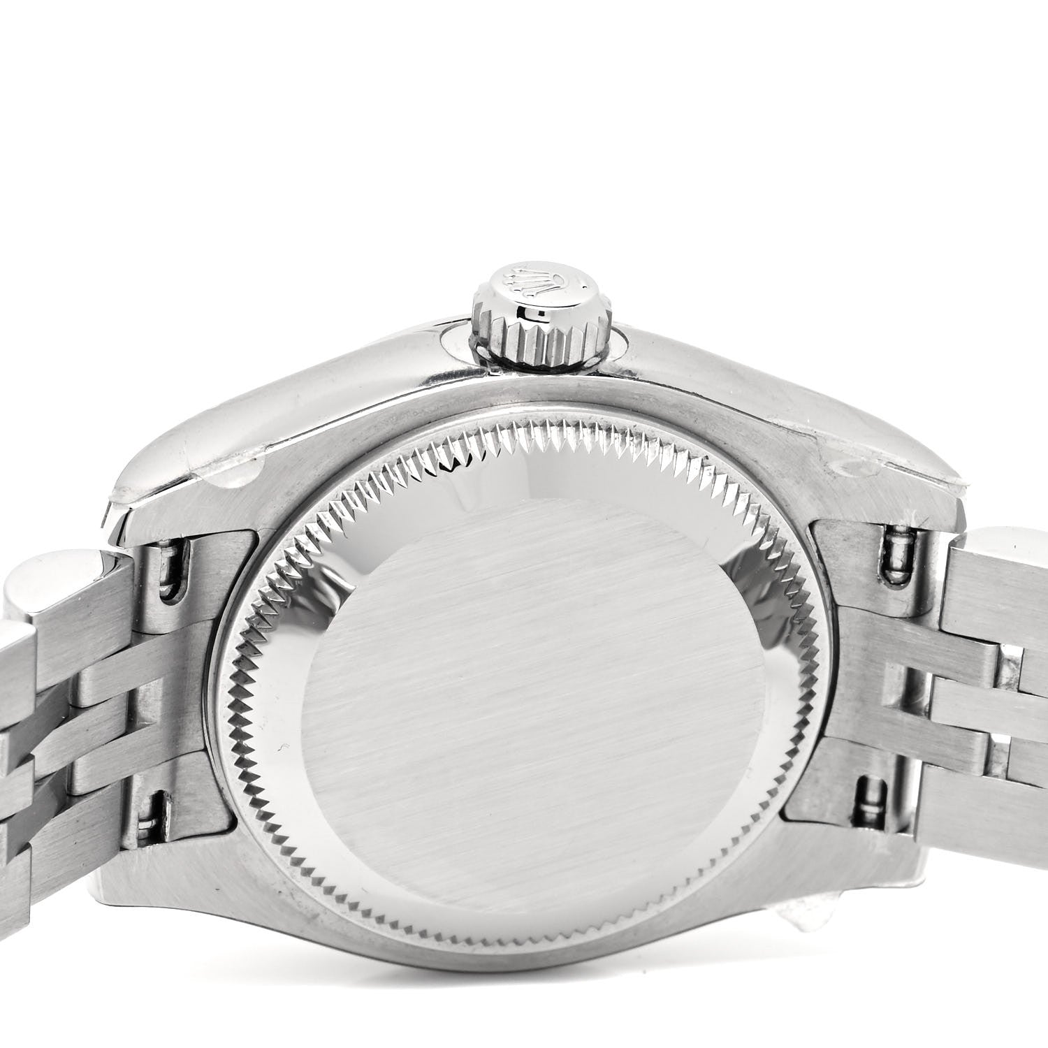 Rolex Stainless Steel 18K White Gold Diamond 26mm Oyster Perpetual Datejust Watch Silver 179174 4 of 4
