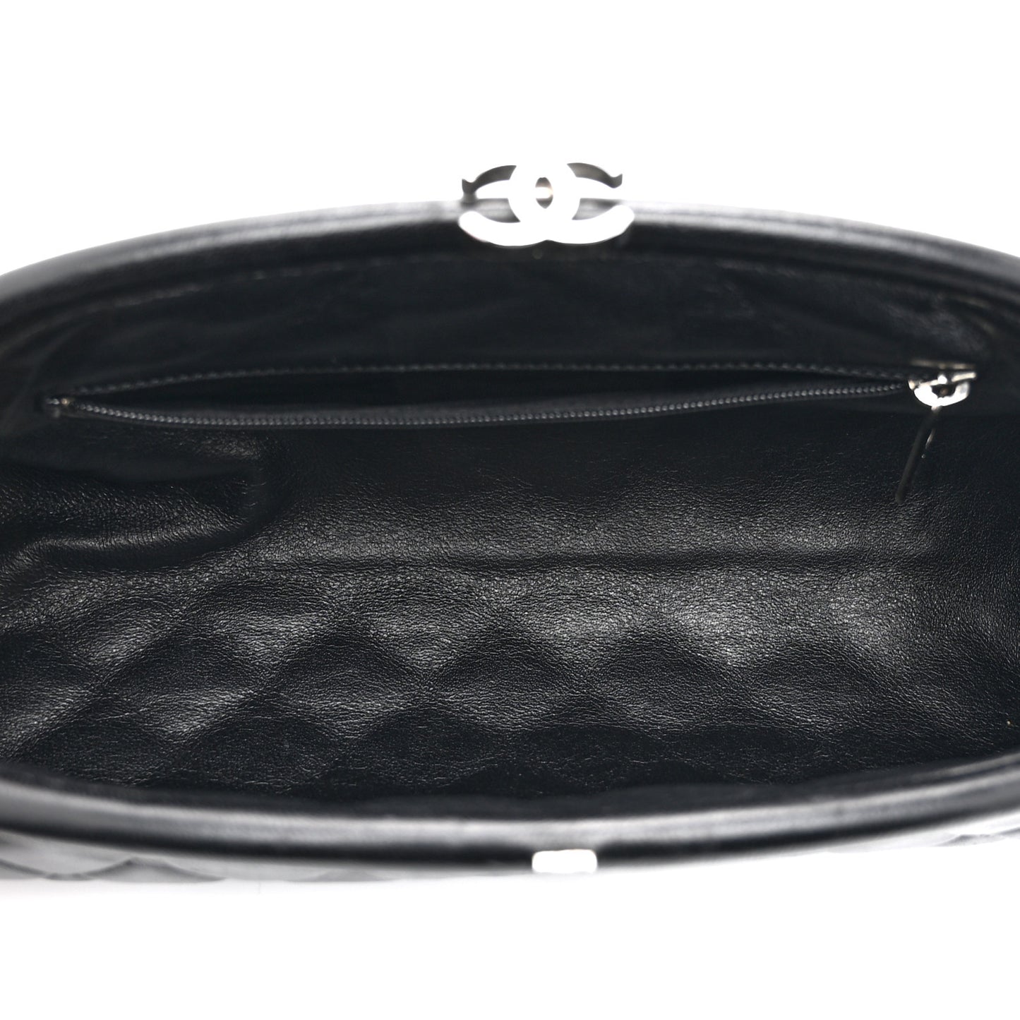 Lambskin Quilted Timeless Clutch Black